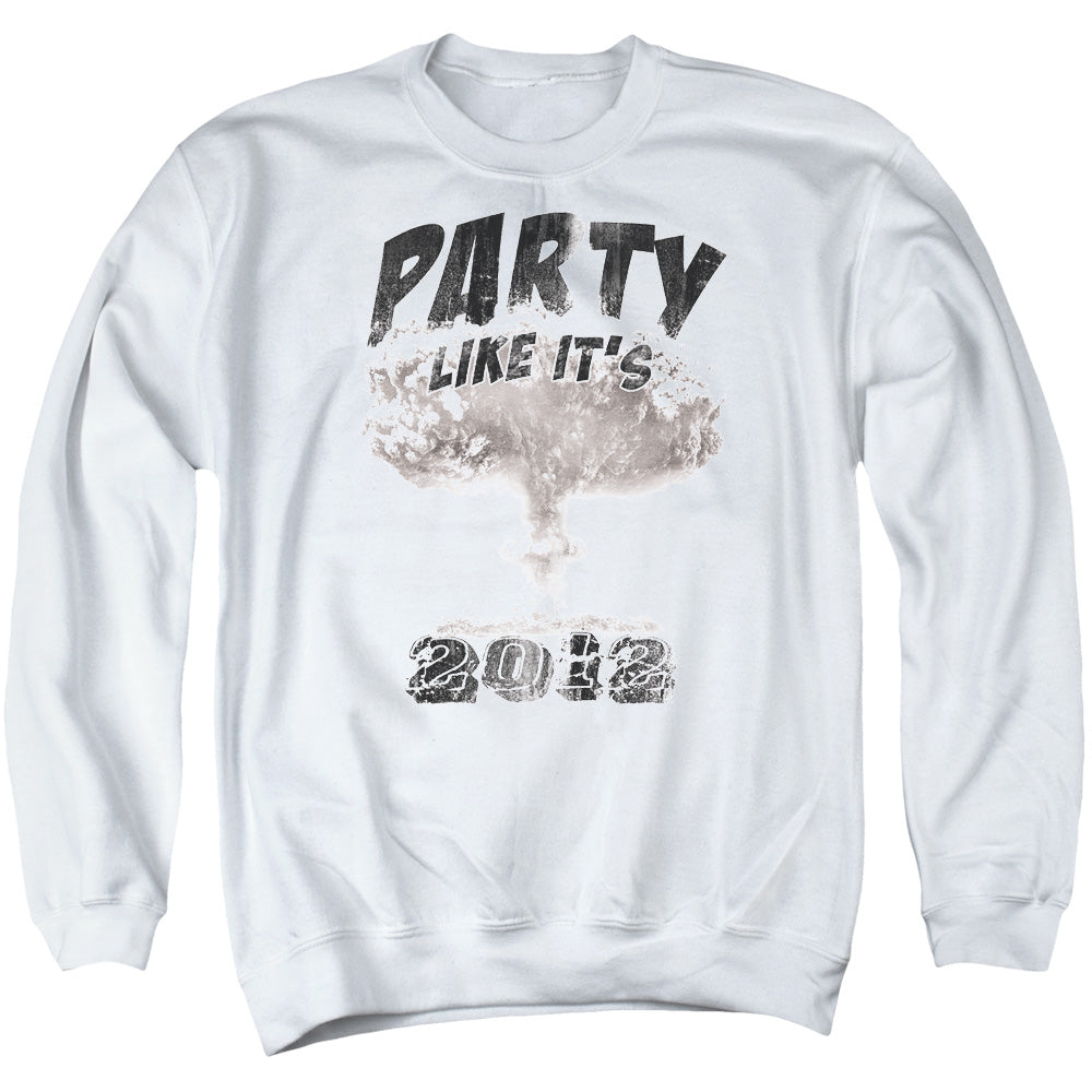 Party Like Its 2012 - Adult Crewneck Sweatshirt - White