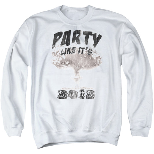 Party Like Its 2012 - Adult Crewneck Sweatshirt - White