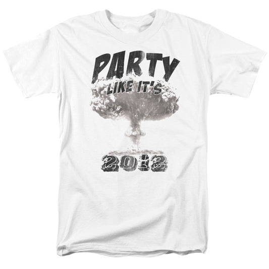 Party Like Its 2012 - Short Sleeve Adult 18 - 1 - White T-shirt
