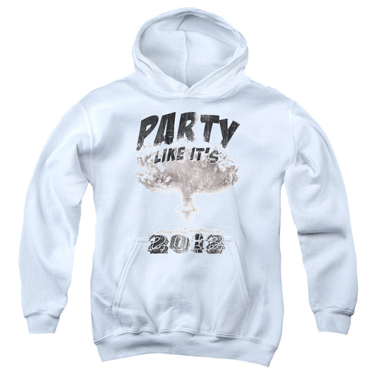 Party Like Its 2012 - Youth Pull-over Hoodie - White