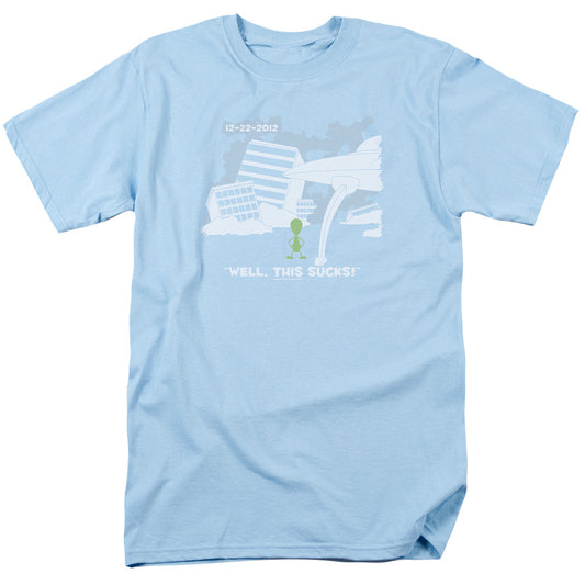 Late To The Party - Short Sleeve Adult 18 - 1 - Light Blue T-shirt