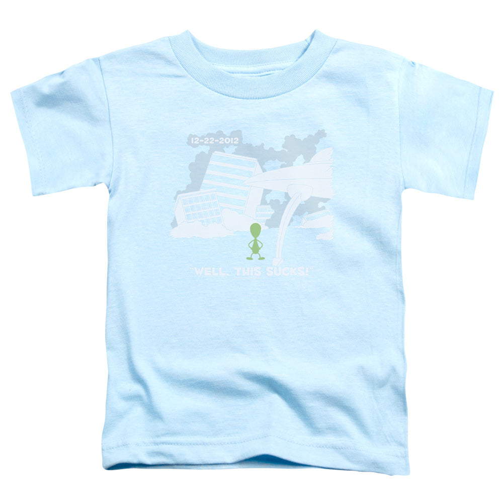 LATE TO THE PARTY -   TODDLER TEE - LIGHT BLUE - T-Shirt