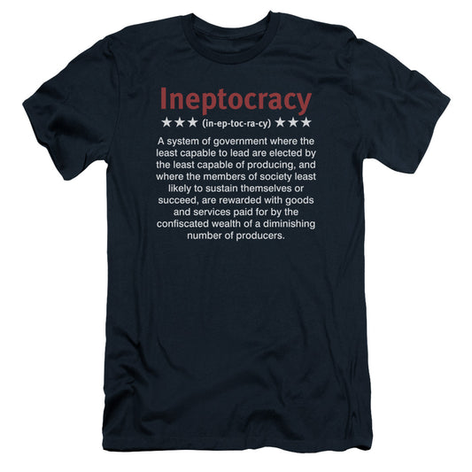 Ineptocracy - Short Sleeve Adult 30 - 1 - Navy T-shirt