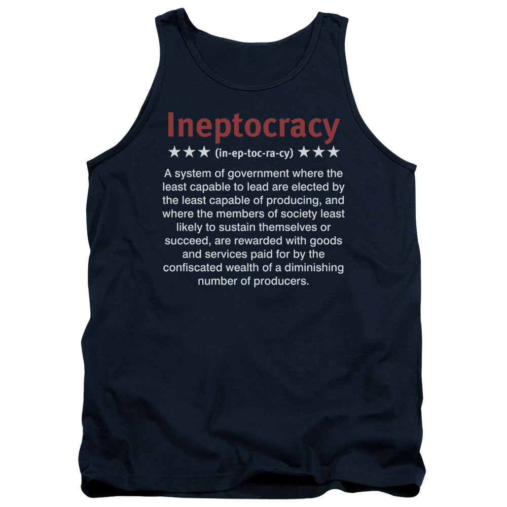 Ineptocracy - Adult Tank - Navy