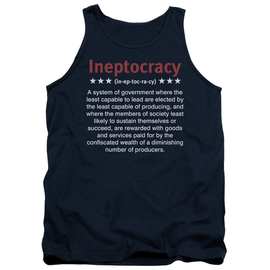 Ineptocracy - Adult Tank - Navy
