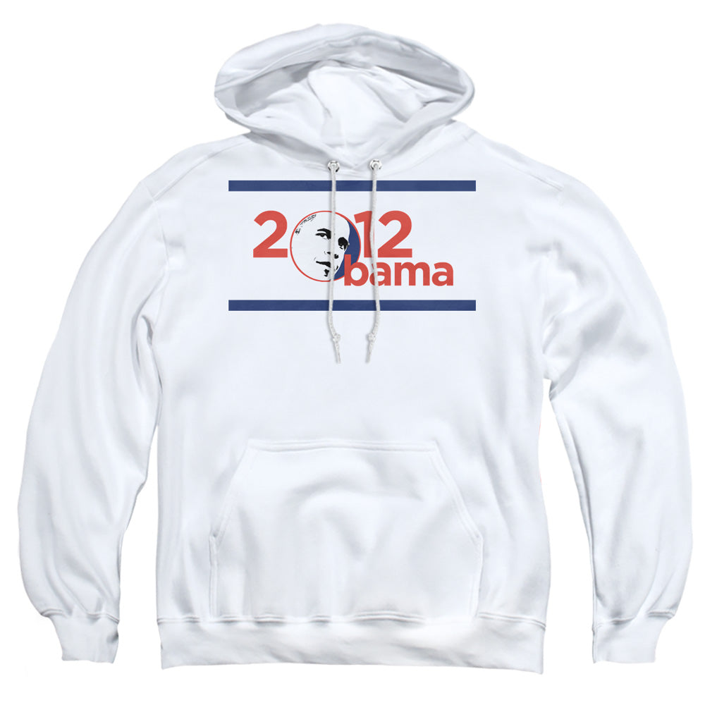 Obama 2012 - Adult Pull-over Hoodie - White