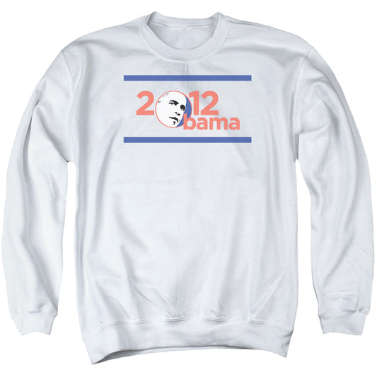 Obama 2012 - Adult Crewneck Sweatshirt - White