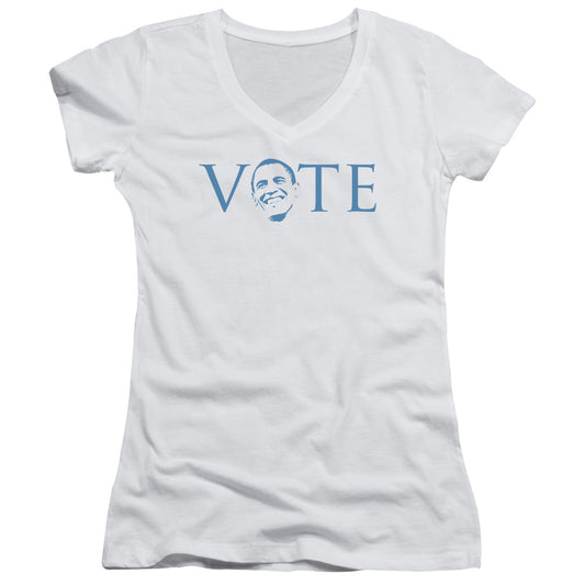 Vote 2012 - Junior V-neck - White