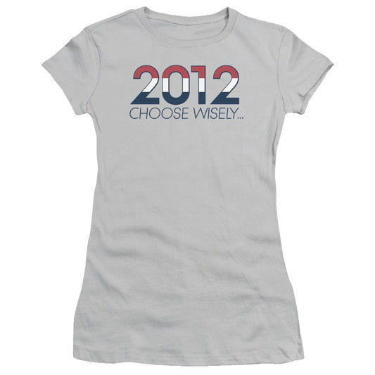 Choose Wisely - Short Sleeve Junior Sheer - Athletic Heather T-shirt