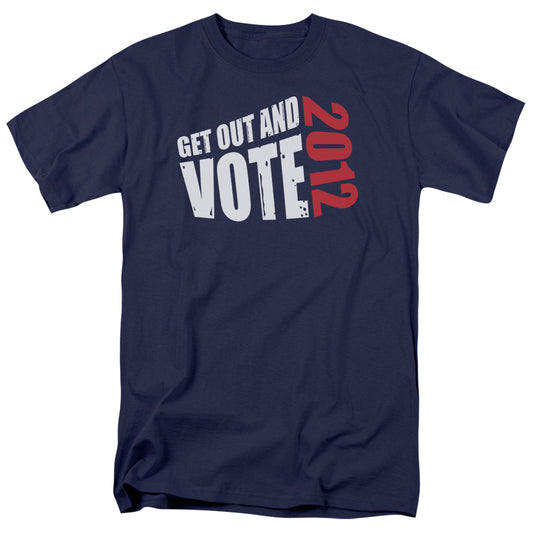 Get Out And Vote - Short Sleeve Adult 18 - 1 - Navy T-shirt