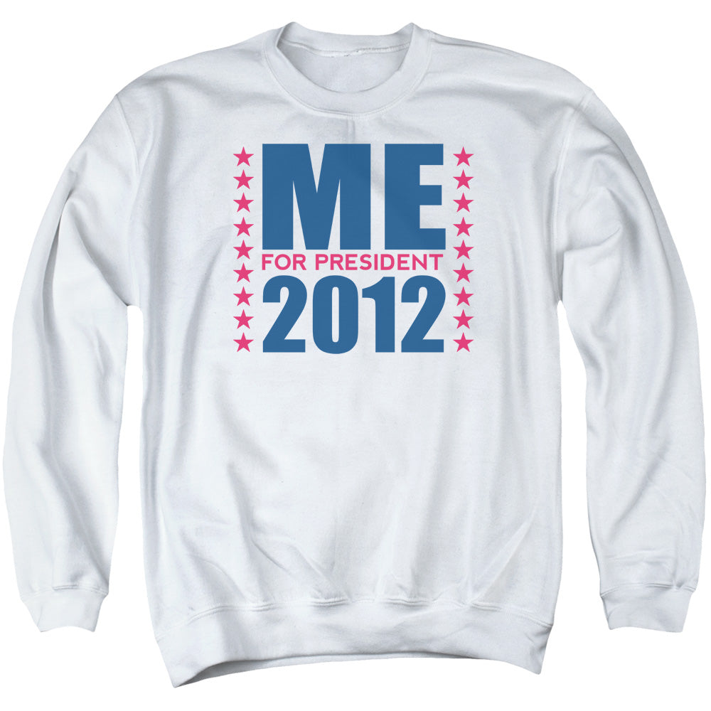 Me For President - Adult Crewneck Sweatshirt - White