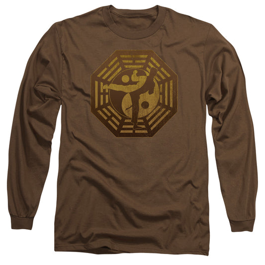 Kung Fu Yin Yang - Long Sleeve Adult 18 - 1 - Coffee T-shirt