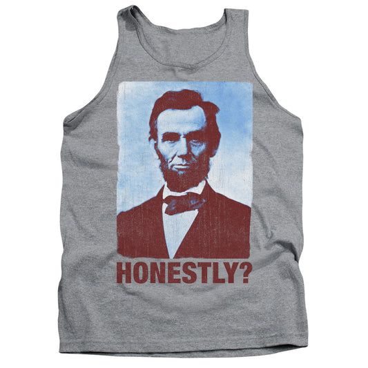Honestly Abe - Adult Tank - Athletic Heather