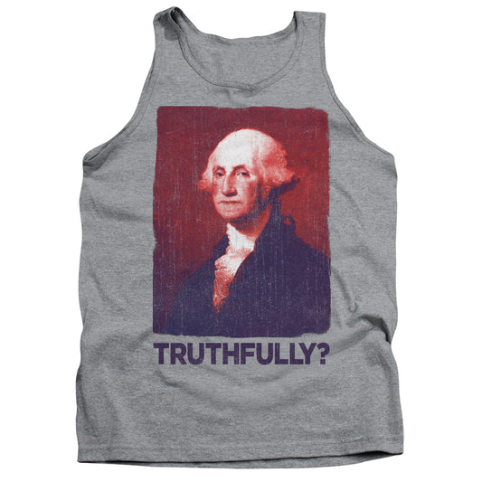 Truthfully George - Adult Tank - Athletic Heather