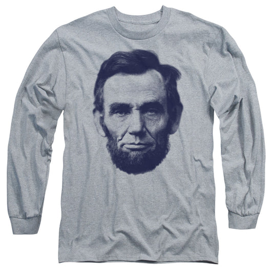 Abe - Long Sleeve Adult 18 - 1 - Athletic Heather T-shirt