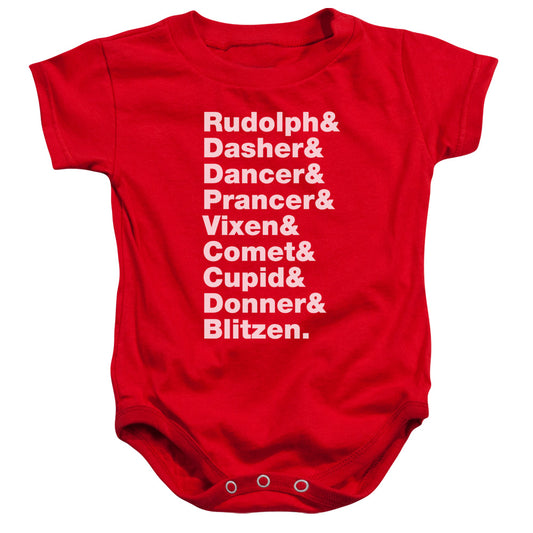 Reindeer-infant Snapsuit - Red