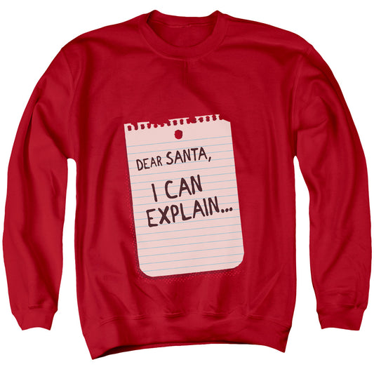 Note - Adult Crewneck Sweatshirt - Red