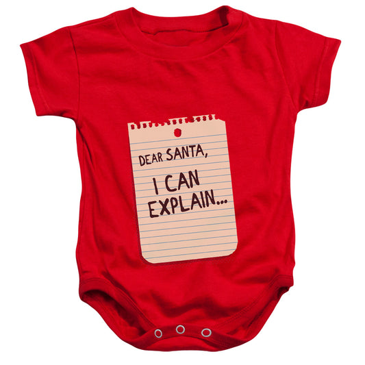 Note - Infant Snapsuit - Red