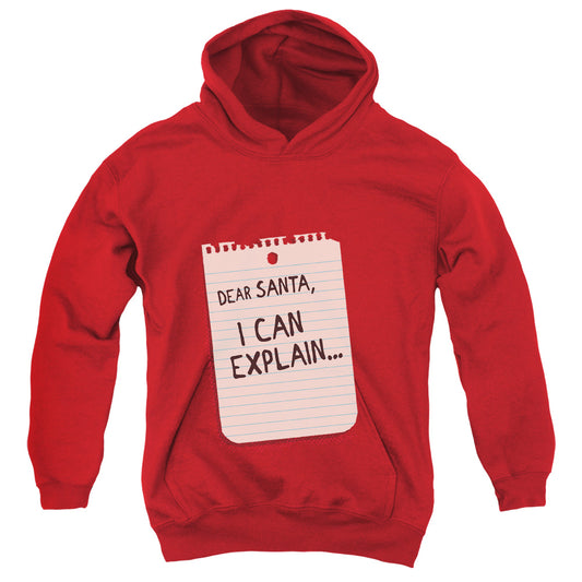 Note - Youth Pull-over Hoodie - Red