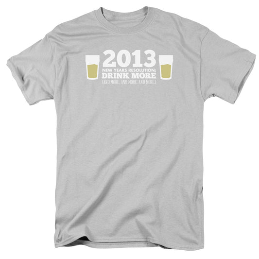 Drink More - Short Sleeve Adult 18 - 1 - Silver T-shirt