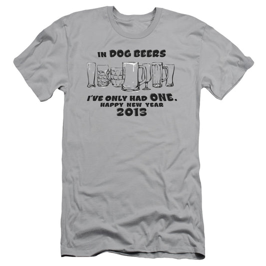 Dog Beers - Short Sleeve Adult 30 - 1 - Silver T-shirt