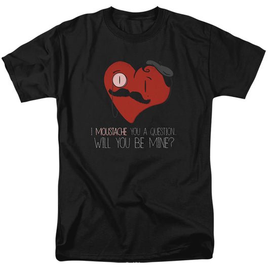 Popping The Question - Short Sleeve Adult 18 - 1 - Black T-shirt