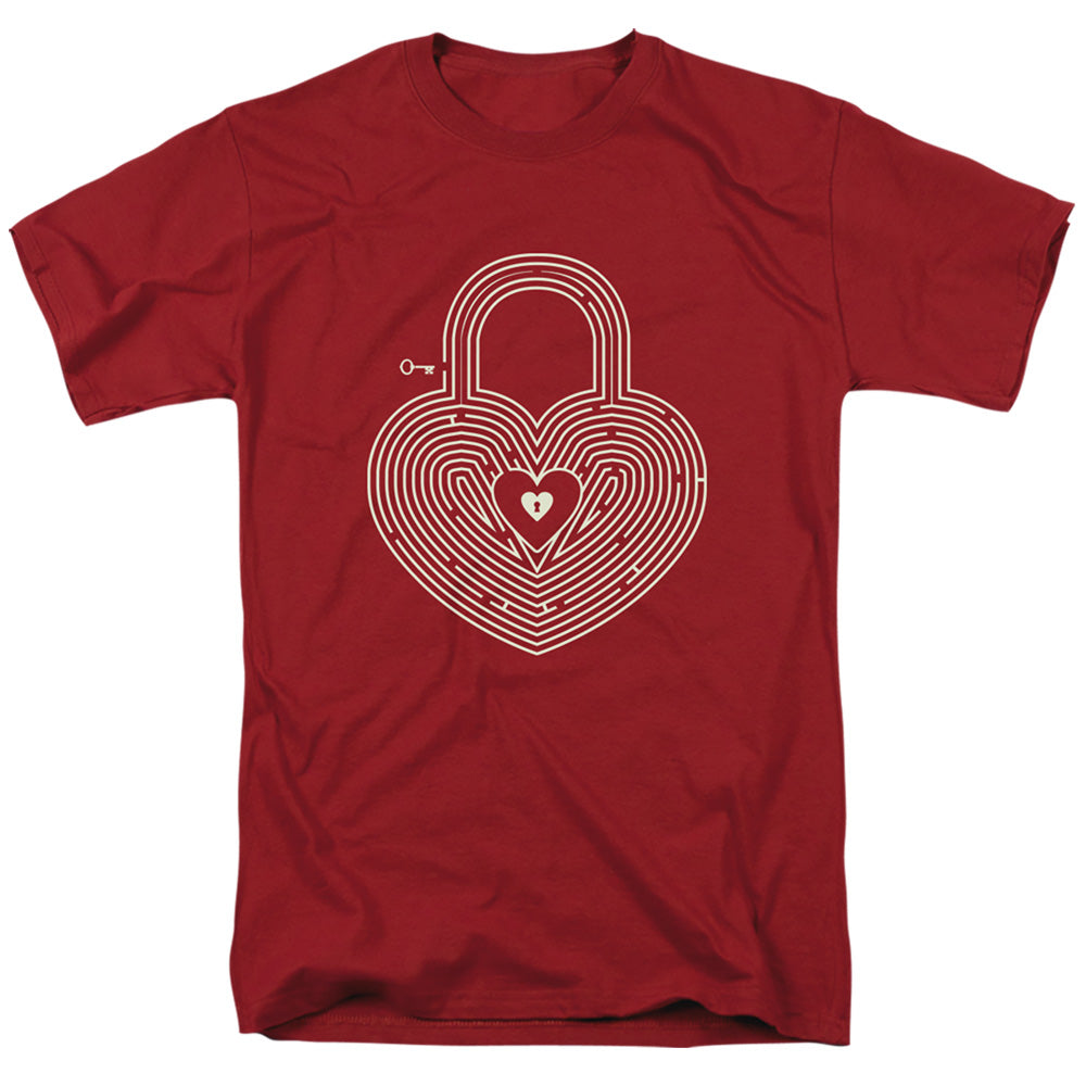 Key To My Heart - Short Sleeve Adult 18 - 1 - Cardinal T-shirt