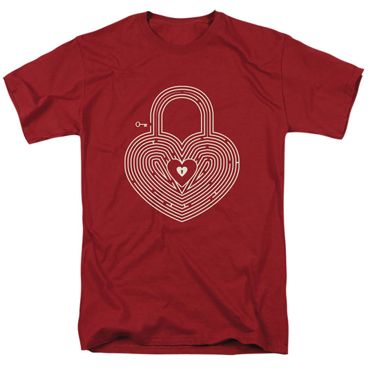 Key To My Heart - Short Sleeve Adult 18 - 1 - Cardinal T-shirt