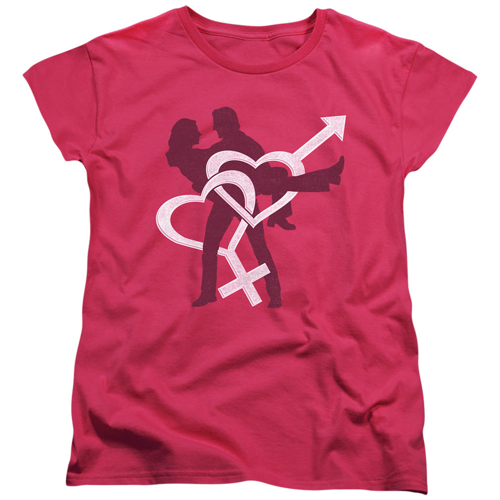 Intertwined - Short Sleeve Womens Tee - Hot Pink T-shirt