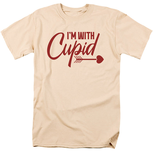 Im With Cupid - Short Sleeve Adult 18 - 1 - Cream T-shirt