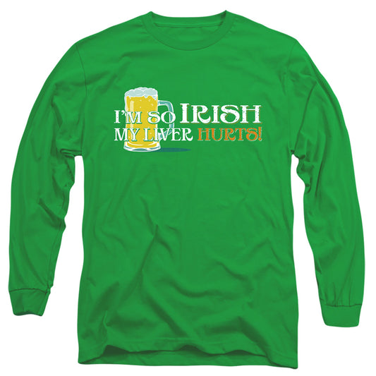 So Irish - Long Sleeve Adult 18 - 1 - Kelly Green T-shirt