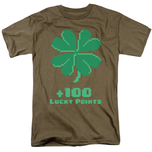 Lucky Points - Short Sleeve Adult 18 - 1 - Safari Green T-shirt