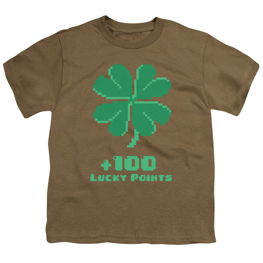 Lucky Points - Short Sleeve Youth 18 - 1 - Safari Green T-shirt