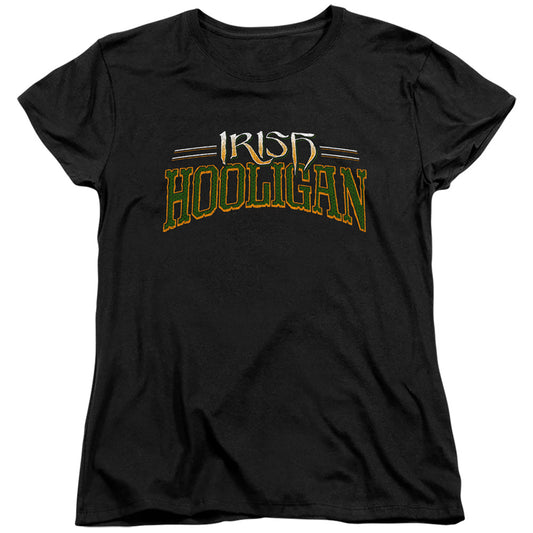 Hooligan - Short Sleeve Womens Tee - Black T-shirt