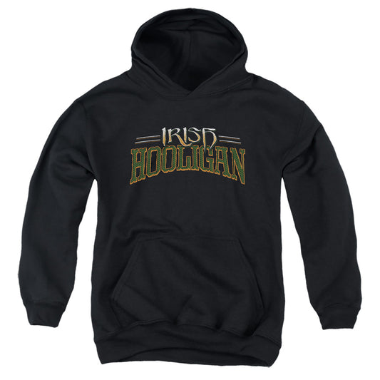 Hooligan - Youth Pull-over Hoodie - Black