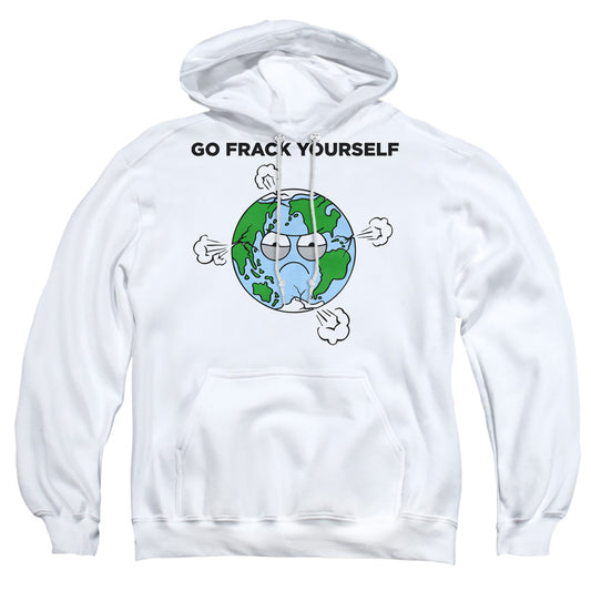 Frack - Adult Pull-over Hoodie - White