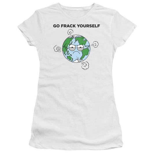 Frack - Short Sleeve Junior Sheer - White T-shirt