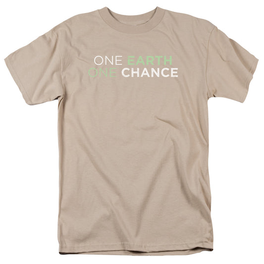 One Earth One Chance - Short Sleeve Adult 18 - 1 - Sand T-shirt