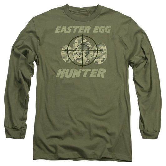 The Hunt - Long Sleeve Adult 18 - 1 - Military Green T-shirt