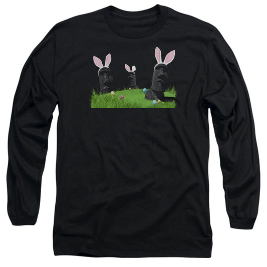Easter Island - Long Sleeve Adult 18 - 1 - Black T-shirt