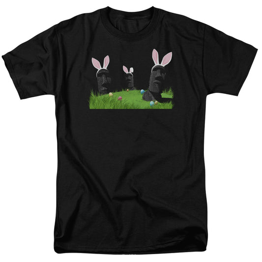 Easter Island - Short Sleeve Adult 18 - 1 - Black T-shirt