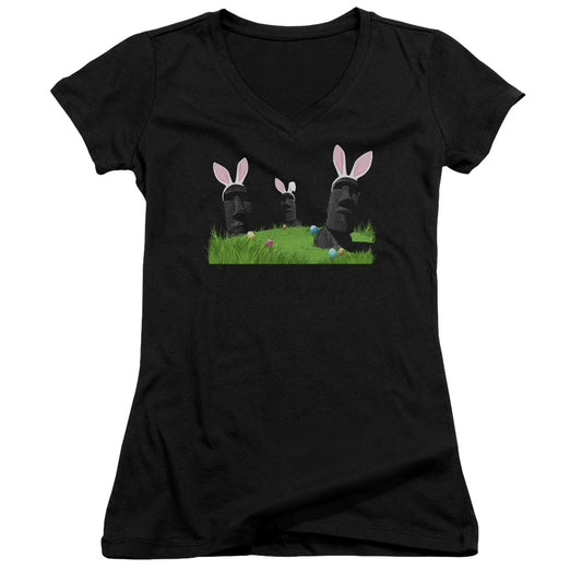 Easter Island-junior V-neck - Black