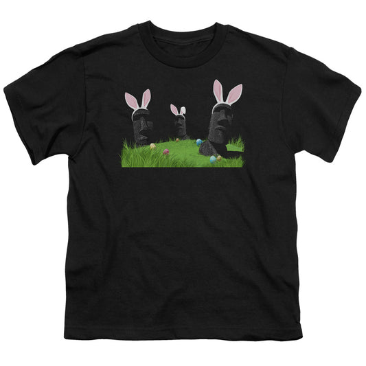Easter Island - Short Sleeve Youth 18 - 1 - Black T-shirt