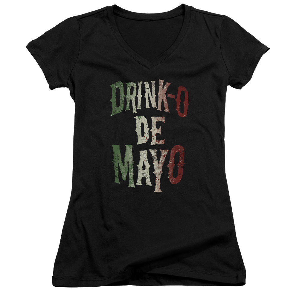 Drink O - Junior V-neck - Black