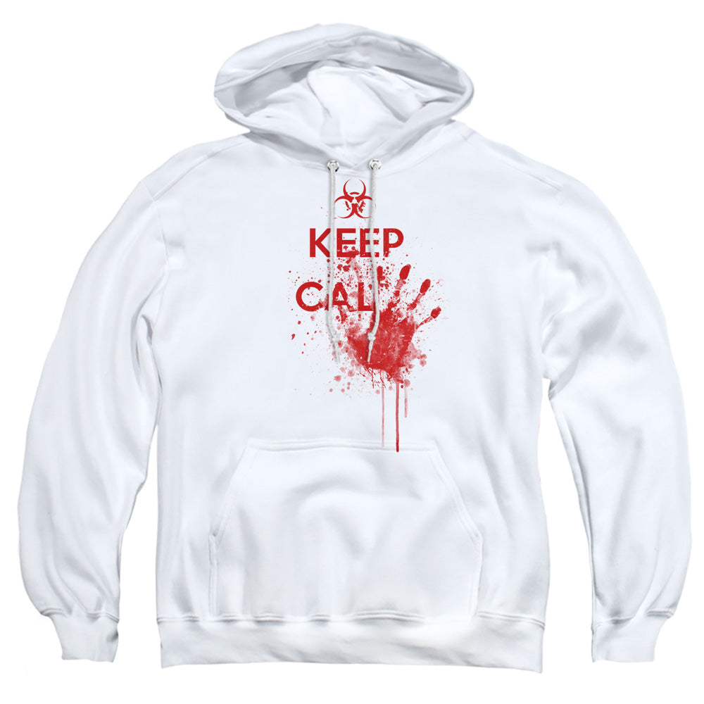 Keep Cal - Adult Pull-over Hoodie - White