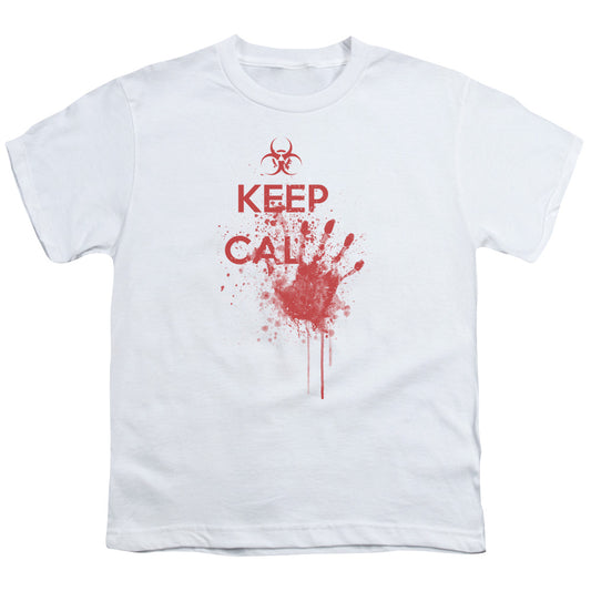 KEEP CAL -   YOUTH 18/1 - WHITE T-Shirt