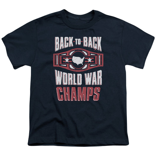 Ww Champs - Short Sleeve Youth 18 - 1 - Navy T-shirt