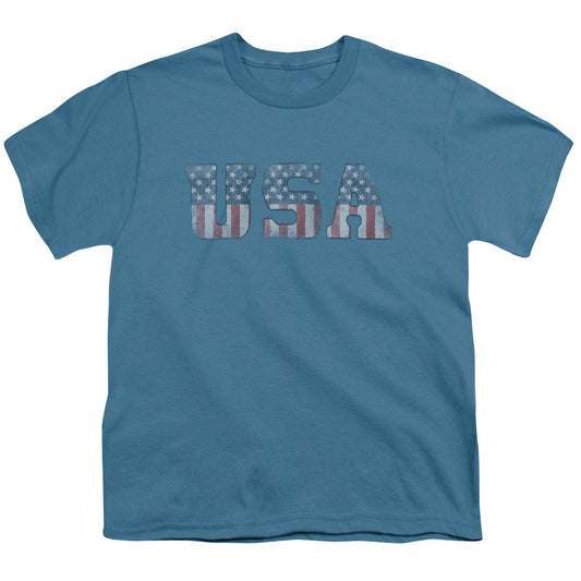 WORN USA -   YOUTH 18/1 - SLATE T-Shirt
