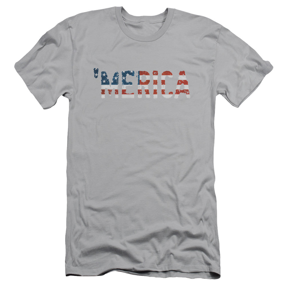Merica - Short Sleeve Adult 30 - 1 - Silver T-shirt