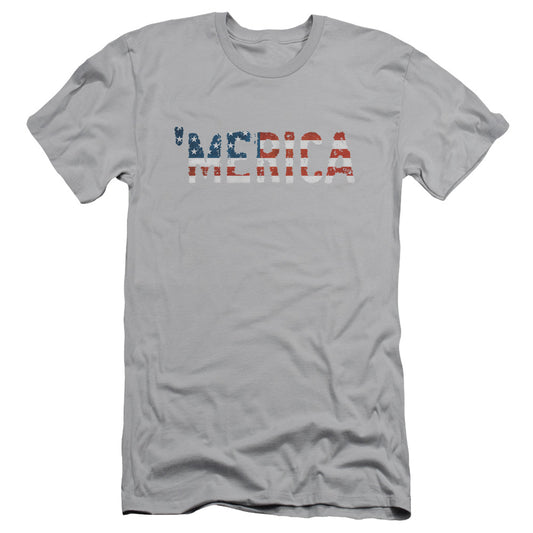 Merica - Short Sleeve Adult 30 - 1 - Silver T-shirt